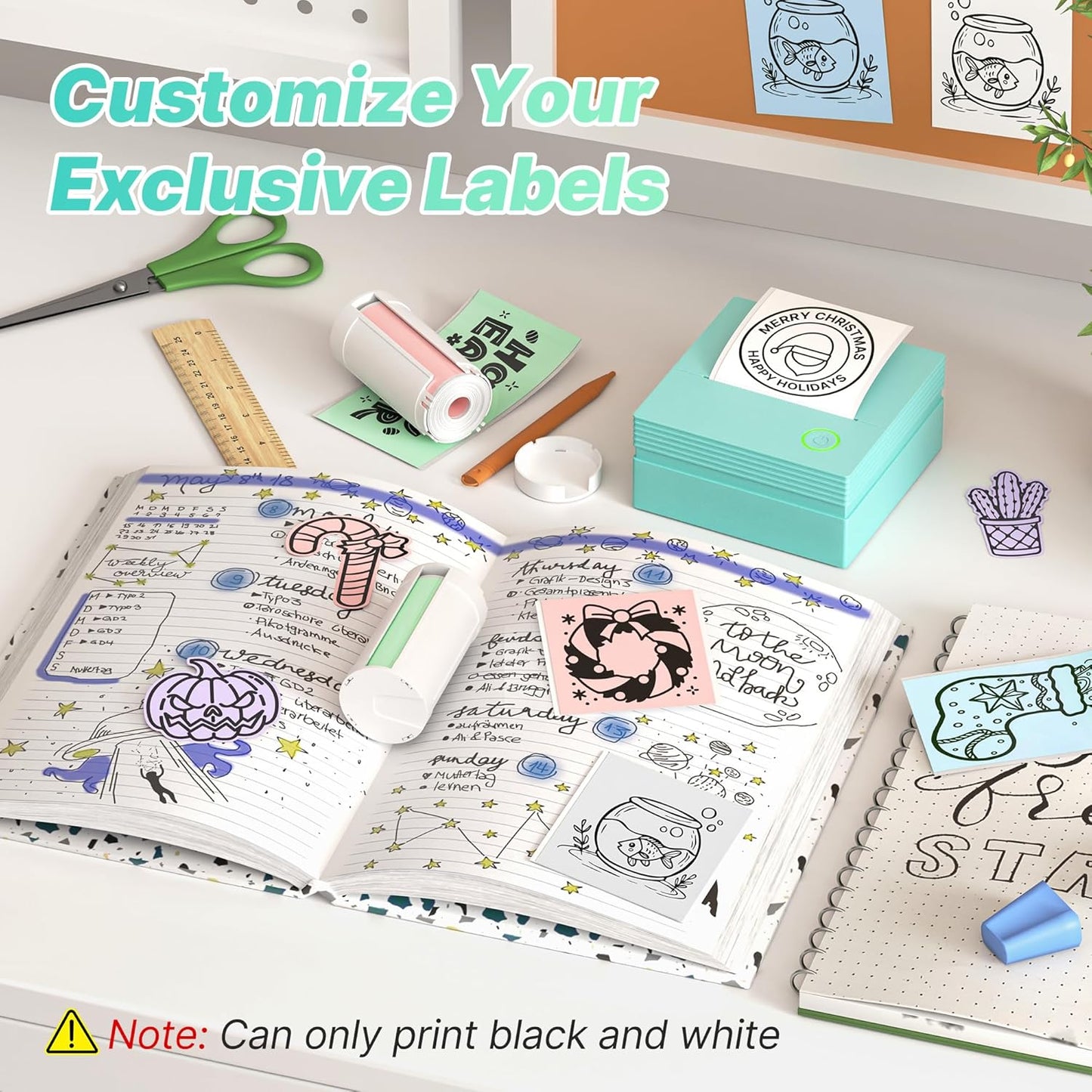 DwellWorks PrintPod™ Mini Sticker Printer