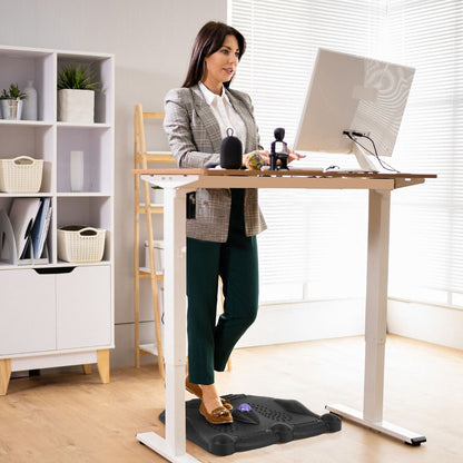 Ergonomic Anti-Fatigue Standing Mat – Foot Massage Roller & Massage Points for Standing Desks, Home & Office
