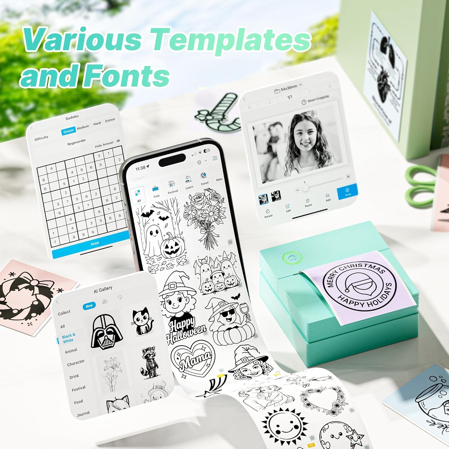 DwellWorks PrintPod™ Mini Sticker Printer