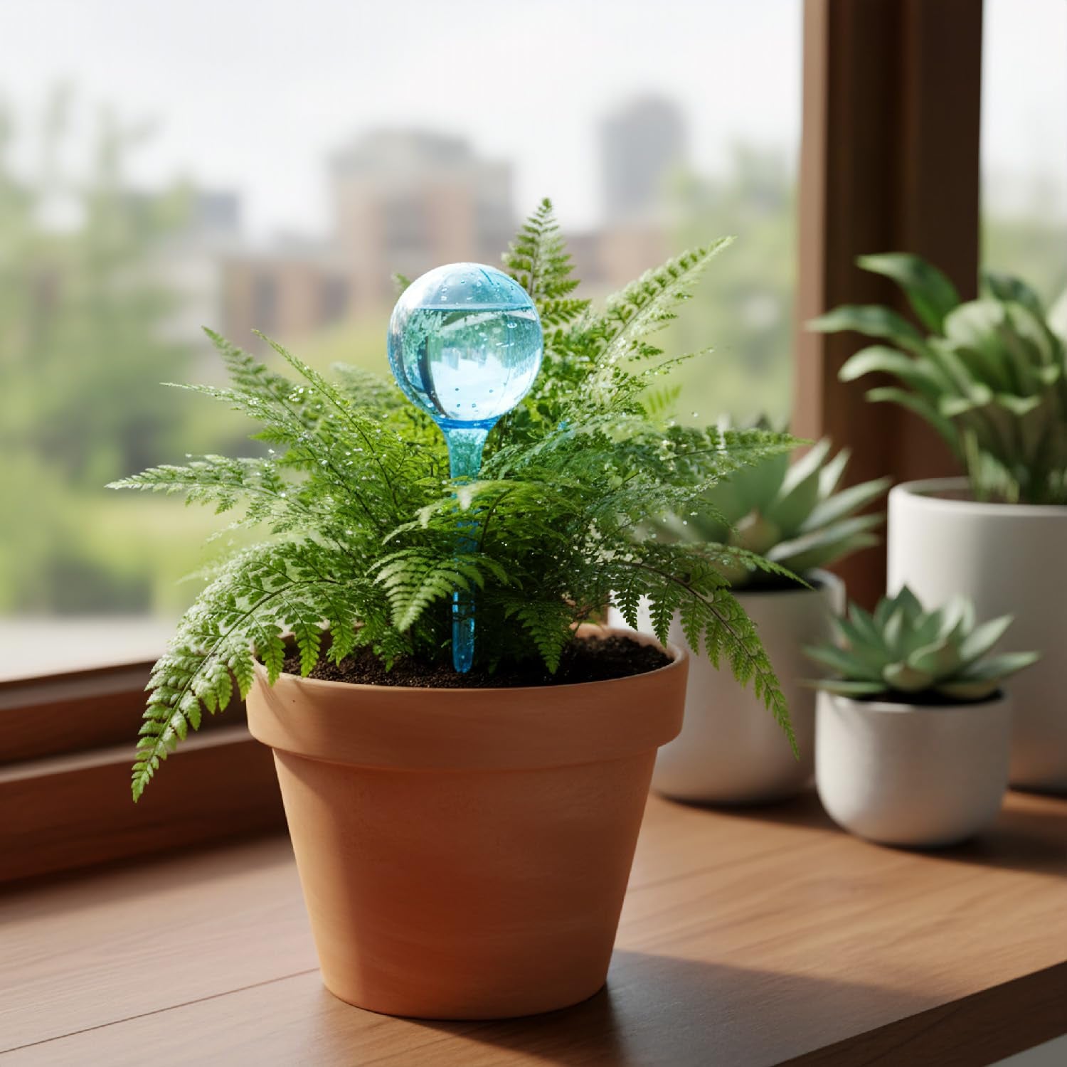 6-Pack Plant Watering Globes – 70 ml Self-Watering System for Indoor & Outdoor Plants