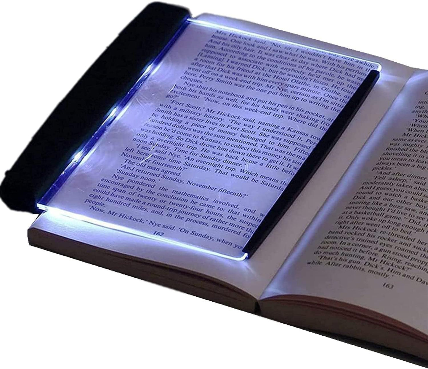 Book Light LED Reading Light Night Light Lightwedge Book Light Eye Reading Lamp Page Glow Bright Light LED Paperback Book Light for Night Reading | Eye Reading Lamp Page Glow Bright Light LED Paperback Book Light for Night Reading
