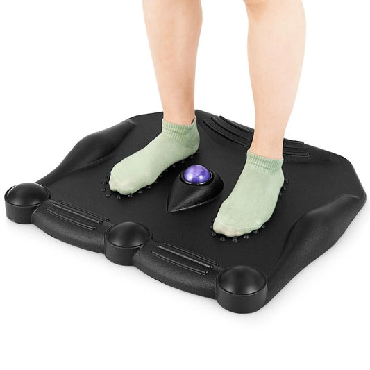 Ergonomic Anti-Fatigue Standing Mat – Foot Massage Roller & Massage Points for Standing Desks, Home & Office