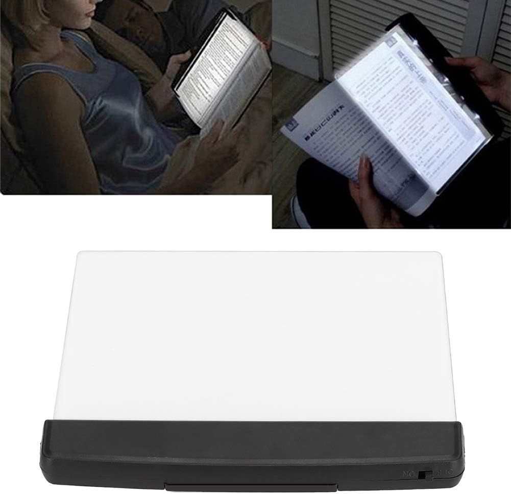 Book Light LED Reading Light Night Light Lightwedge Book Light Eye Reading Lamp Page Glow Bright Light LED Paperback Book Light for Night Reading | Eye Reading Lamp Page Glow Bright Light LED Paperback Book Light for Night Reading