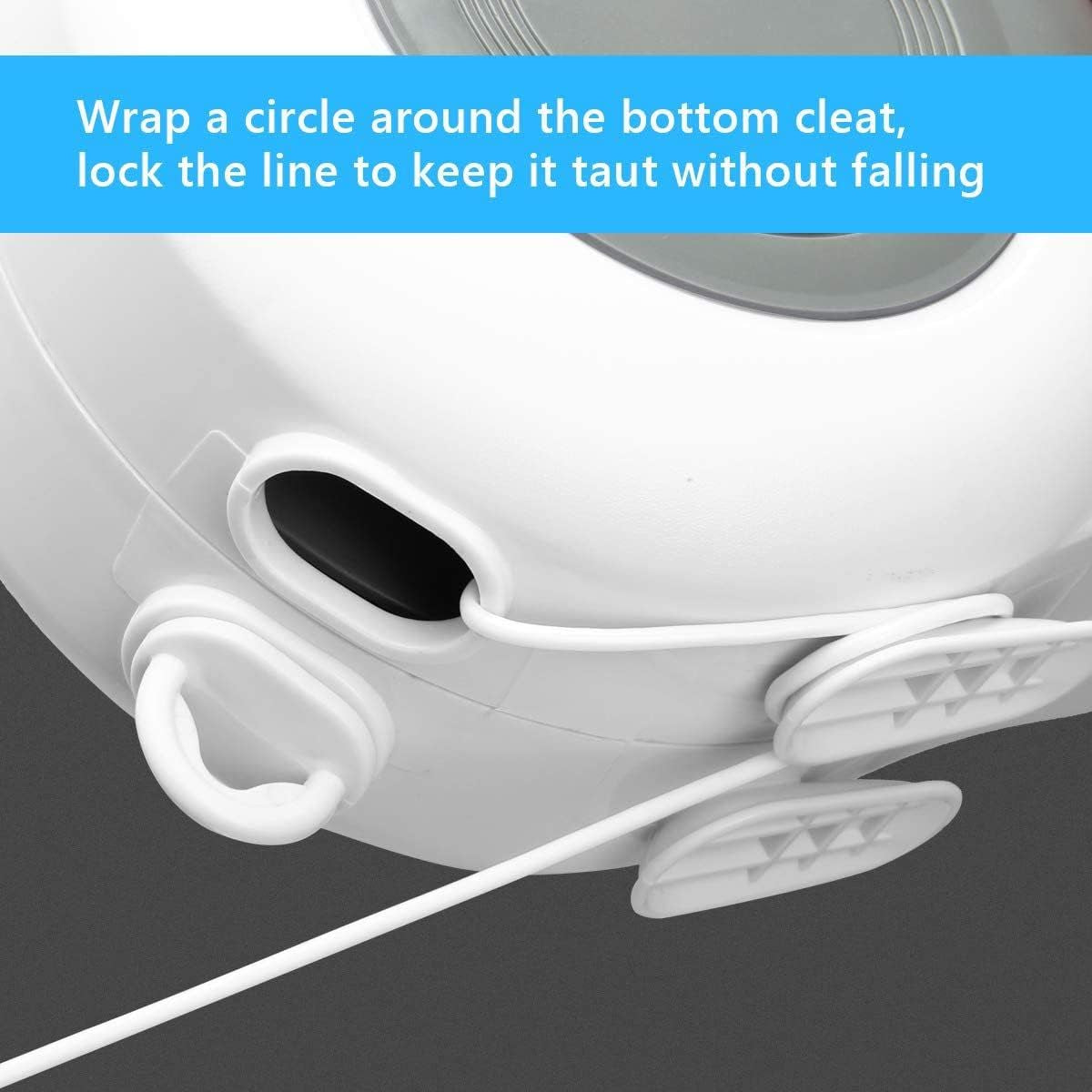 26-Metre Retractable Washing Line – 2 × 13 m Wall-Mounted Clothes Airer for Indoor & Outdoor Use
