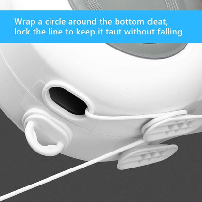 26-Metre Retractable Washing Line – 2 × 13 m Wall-Mounted Clothes Airer for Indoor & Outdoor Use
