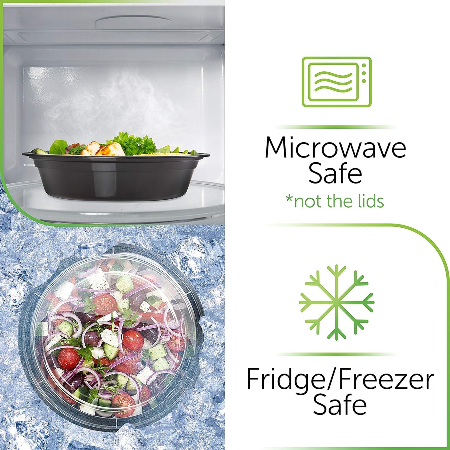 30-Pack Meal Prep Containers – 24 oz Reusable BPA-Free Food Storage Boxes with Airtight Lids, Microwave & Freezer Safe