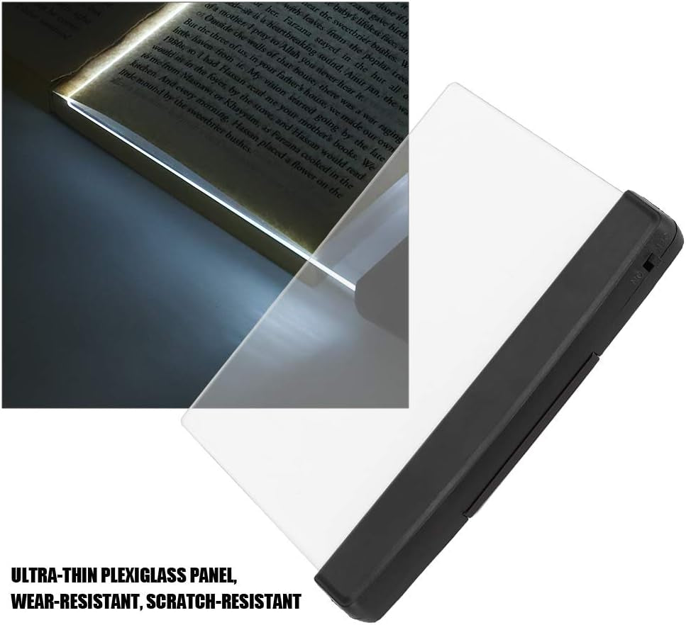 Book Light LED Reading Light Night Light Lightwedge Book Light Eye Reading Lamp Page Glow Bright Light LED Paperback Book Light for Night Reading | Eye Reading Lamp Page Glow Bright Light LED Paperback Book Light for Night Reading