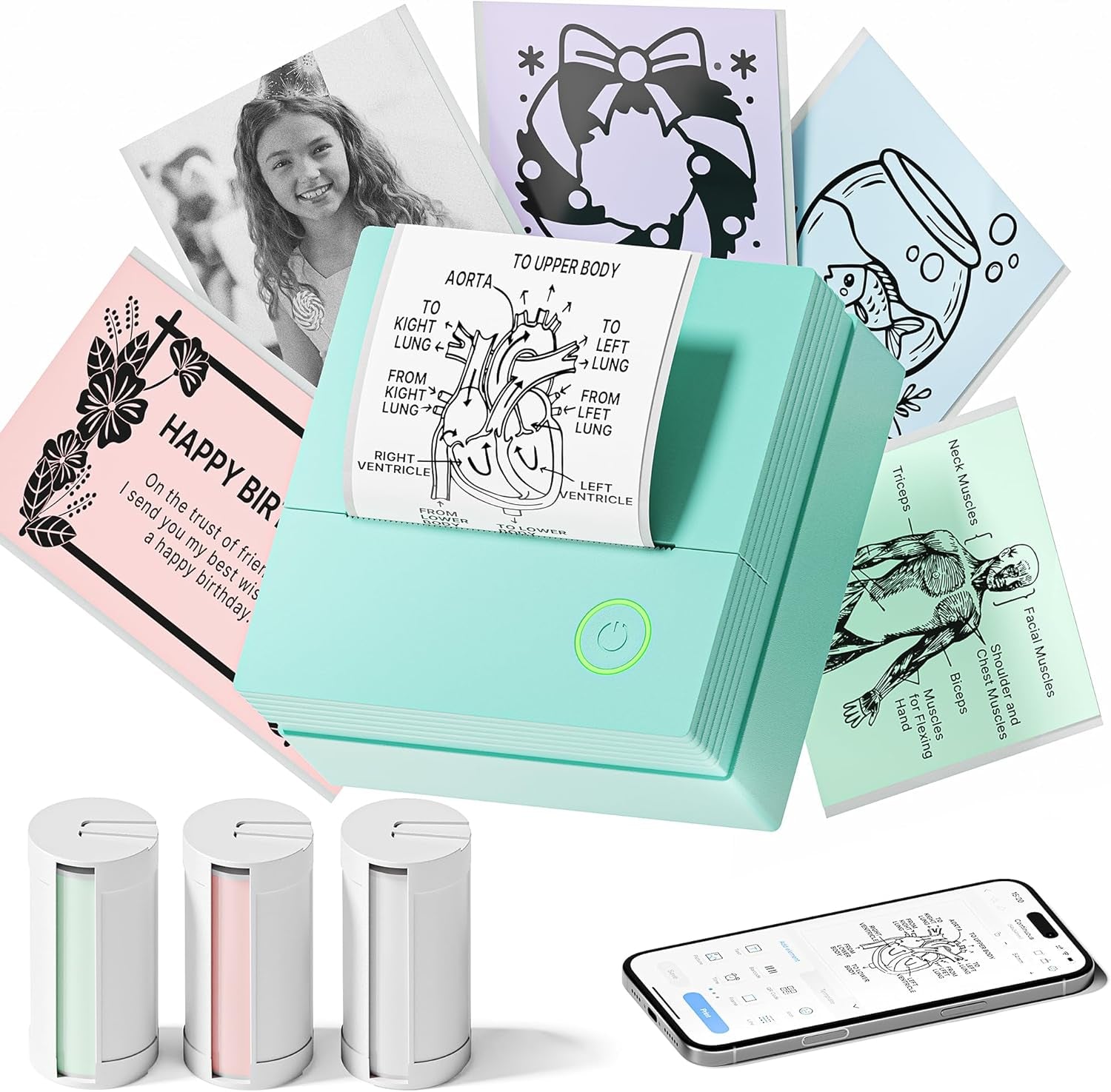 DwellWorks PrintPod™ Mini Sticker Printer